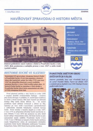 (10 2013) Havířovský zpravodaj o historii města č. 7 říjen 2013